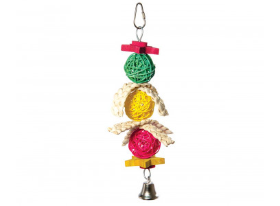Игрушка Для Птиц Triol (Триол) Плетеные Шарики 24/28*11см 52171038