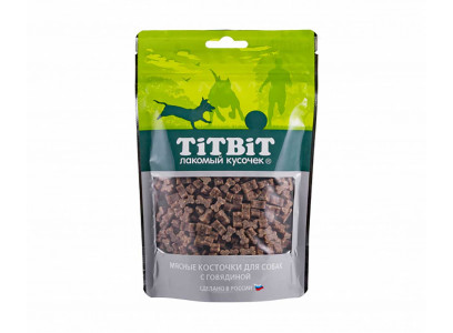 Лакомство Для Собак TiTBiT (Титбит) Косточки Мясные с Говядиной 145г 012857 