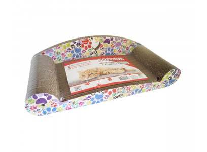 Когтеточка-Лежанка Для Кошек Картонная Котенок 550*230*145мм Змч00017
