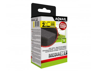 Губка Для Фильтра Сменная Aquael (Акваэль) Asap 300 2шт 5*3*10см 113732