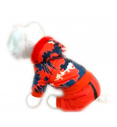 Комбинезон Для Собак Миниатюрных Пород Меридиан 12 Мех Красный Pet Fashion (Пет Фешн)