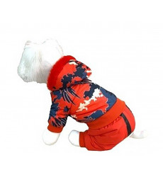 Комбинезон Для Собак Мелких Пород Меридиан 14 Мех Красный Pet Fashion (Пет Фешн)