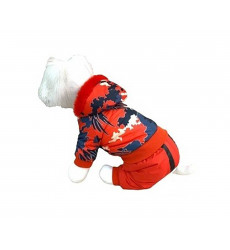 Комбинезон Для Собак Мелких Пород Меридиан 16 Мех Красный Pet Fashion (Пет Фешн)