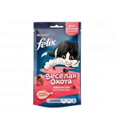 Лакомство Для Кошек Felix (Феликс) Веселая Охота Ветчина и Индейка 50г