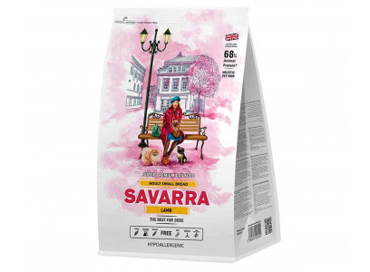Сухой Корм Savarra (Саварра) Для Собак Мелких Пород Ягненок Adult Dog Small Breed 1кг 5649060 (1*8)