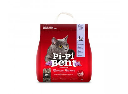 Наполнитель Pi-Pi-Bent (Пи-Пи Бент) 5кг Пакет Нежный Прованс (1*4) 