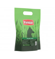 Каша Для Собак Четвероногий Гурман Четыре Злака Зеленый Пакет (Овес, Пшено, Рожь, Ячмень) 1кг