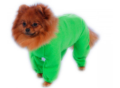 Комбинезон Для Собак Породы Бассенджи Женский Тузик Флис Однотонный 