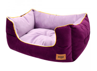 Лежанка Ампир №6 Мебельная Ткань 68*52*19 Лиловый/Баклажан Zooexpress (Зооэкспресс) 710062