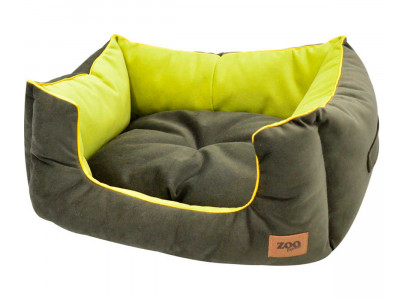 Лежанка Ампир Пухлик №5 Меб.Ткань 710151 67*48*25см Оливковый/Зеленый Zooexxpress (Зооэкспресс)