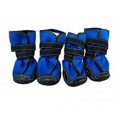 Сапожки Для Собак Средних Пород Прорезиненные 9 Синий Pet Fashion (Пет Фешн)