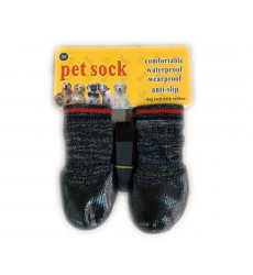 Носки Для Собак Мелких Пород Водоотталкивающие Серый 7 Pet Fashion (Пет Фешн)