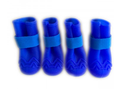 Сапожки Для Собак Миниатюрных Пород Силикон 2 Синий Pet Fashion (Пет Фешн)