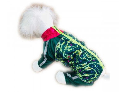 Дождевик Для Собак Средних Пород Малахит 22 Девочка Зеленый Pet Fashion (Пет Фешн) 