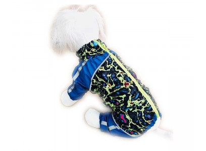 Дождевик Для Собак Миниатюрных Пород Малахит 10 Мальчик Синий Pet Fashion (Пет Фешн) 