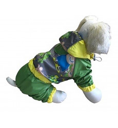 Дождевик Для Собак Средних Пород Пеппа 22 Зеленый Pet Fashion (Пет Фешн)