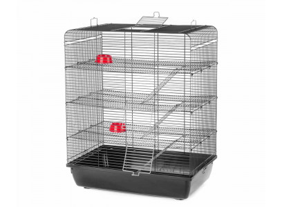 Клетка Для Грызунов Inter-Zoo (Интер-Зоо) Remy Black 580*380*715 126
