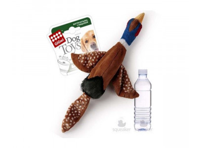 Игрушка Для Собак Gigwi (Гигви) Птица С Пластиковой Бутылкой И Пищалкой На Крышке 75225