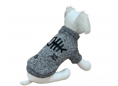 Толстовка-Бомбер Для Собак Миниатюрных Пород Fish M Серый Pet Fashion (Пет Фешн) 