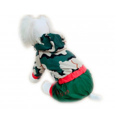 Дождевик Для Собак Миниатюрных Пород Камуфляж 12 Хаки Подклад Pet Fashion (Пет Фешн)