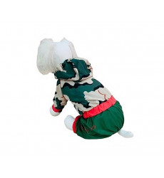 Дождевик Для Собак Миниатюрных Пород Камуфляж 14 Хаки Подклад Pet Fashion (Пет Фешн)