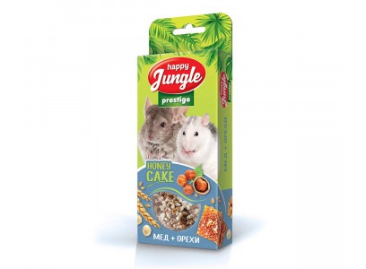 Happy Jungle (Хэппи Джангл) Престиж Мед/Орехи Лакомство Для Грызунов Корзиночки 85г 3шт J502 (1*20)
