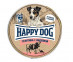 Консервы Для Собак Мелких Пород Happy Dog (Хэппи Дог) Телятина и Индейка Паштет Natur Line 125г 72249 