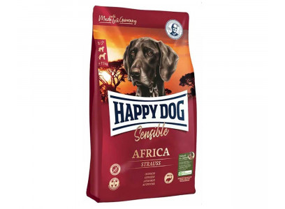 Сухой Корм Happy Dog (Хэппи Дог) Для Собак При Аллергии Страус и Картофель Африка Supreme Africa Sensible Nutrition 2,8кг 60563 