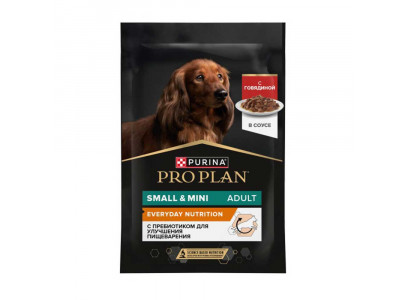 Влажный Корм ProPlan (ПроПлан) Для Собак Мелких Пород Говядина в Соусе Adult Beef 85г (1*24) 