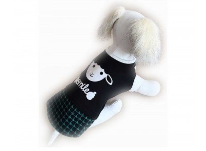 Футболка Для Собак Pet Fashion (Пет Фешн) Овечка Smile Dm Черный