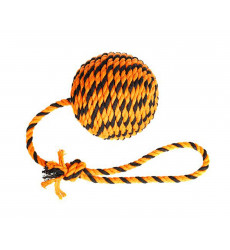 Игрушка Для Собак Doglike (Доглайк) Мяч Броник Большой С Ручкой 41см d12 Оранжевый-Черный D-5327
