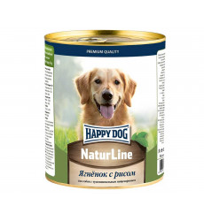 Консервы Для Собак Happy Dog (Хэппи Дог) Ягненок и Рис Natur Line 970г 72235