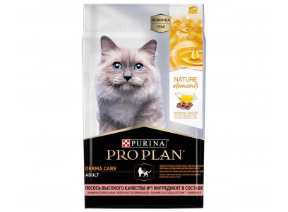 Сухой Корм ProPlan (ПроПлан) Для Кошек с Чувствительной Кожей и Шерстью Лосось и Льняное Масло Nature Elements Cat Derma Care 7кг 