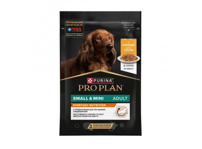 Влажный Корм ProPlan (ПроПлан) Для Собак Мелких Пород Курица в Соусе Adult Chicken 85г (1*24) 