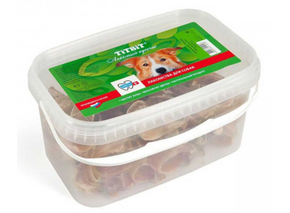 Лакомство TiTBiT (Титбит) Для Собак Колечки Из Трахеи 3,3л Банка 010228