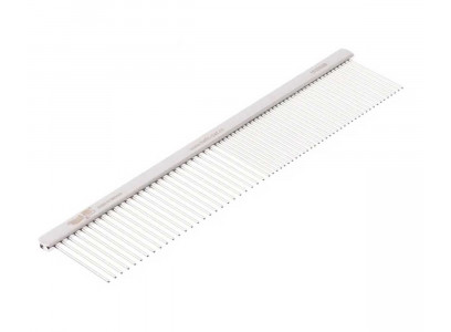 Расческа Hello Pet (Хэллоу Пет) Стальная Профессиональная с Удлиненными Зубьями Хромированное Покрытие 23/39 19см 1532339 