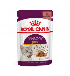 Влажный Корм Royal Canin (Роял Канин) Для Кошек Для Стимуляции Вкусовых Рецепторов Кусочки в Соусе Вкус Sensory Taste 85г (1*12)