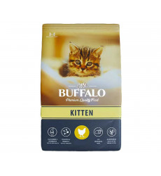 Сухой Корм Mr.Buffalo (Мистер Буффало) Для Котят Курица Kitten 1,8кг B102