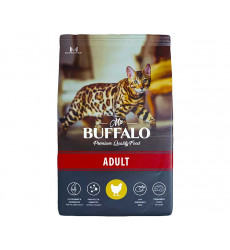 Сухой Корм Mr.Buffalo (Мистер Буффало) Для Кошек Курица Adult 1,8кг B105