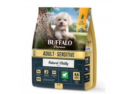 Сухой Корм Mr.Buffalo (Мистер Буффало) Для Собак Мелких Пород Ягненок Adult Mini 2кг B126 