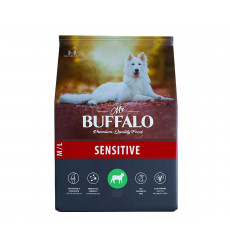 Сухой Корм Mr.Buffalo (Мистер Буффало) Для Собак Средних и Крупных Пород с Чувствительным Пищеварением Ягненок Adult M/L Sensitive 2кг B133