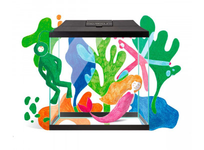 Аквариум Aquael (Акваэль) Leddy Mini 30 12,6л Черный Комплект 122982 28,5*15,5*32 