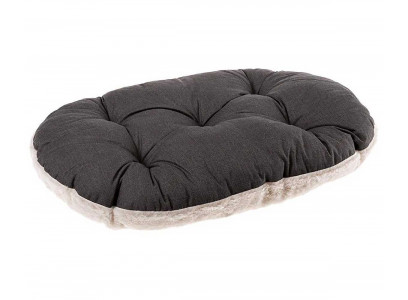 Подушка Ferplast (Ферппласт) Relax 65/6f Черная с Белым Мехом 82065097