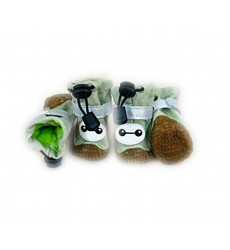 Сапожки Для Собак Миниатюрных Пород Pet Fashion (Пет Фешн) Пуговка 2 Олива