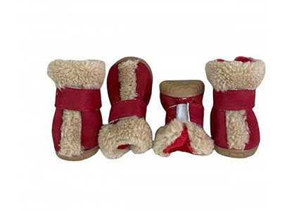 Угги Для Собак Мелких Пород Pet Fashion (Пет Фешн) Мех Красные
 