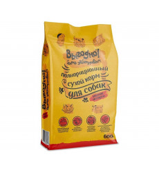 Сухой Корм Выгодно Для Собак Мелких и Средних Пород Мясное Ассорти 600г (1*18)