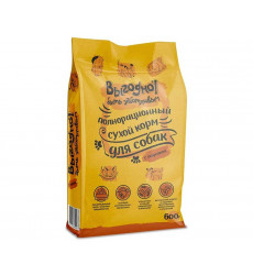 Сухой Корм Выгодно Для Собак Крупных Пород Индейка 600г (1*18)