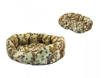 Лежак Дарелэнд Хантер-Медведь №4 Овальный Пухлый 75*60*22см Rp9284