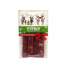Лакомство TiTBiT (Титбит) Для Собак Мраморные Стейки Говядина Новогодняя Коллекция 80г 023129
