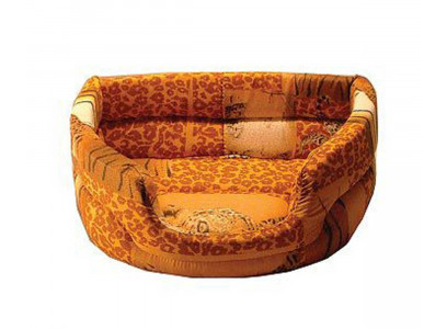 Лежак Дарелэнд Полукрыглый Поролон 39*33*15см Коричневый Rp9121